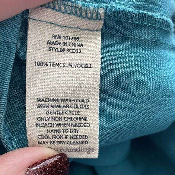 NWT $99 Soft Surroundings Tencel Lyocell Womens Size PM Medium Petite Blazer Top - Picture 5 of 15